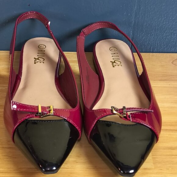 🔥 Chic black + red loafers — stylish, classy & easy to wear! - Picture 1 of 6